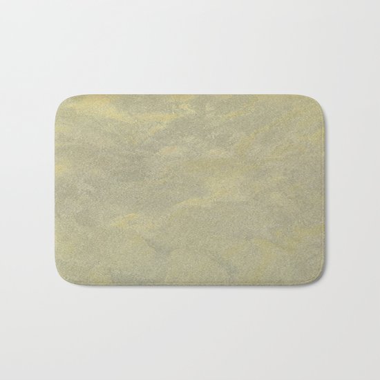 Modern Masters Metallic Plaster - Aged Gold and Silver Fox - Custom Glam Bath Mat
