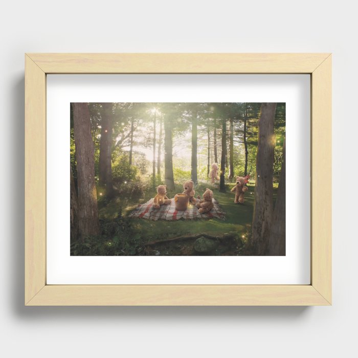 The Teddy Bear's Picnic Recessed Framed Print