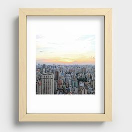 Brazil Photography - São Paulo In The Early Morning Recessed Framed Print