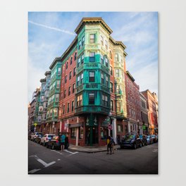 The Old Style - North End Boston Massachusetts Canvas Print