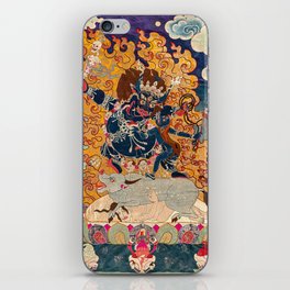 Buddhist Thangka depicting Yama  iPhone Skin