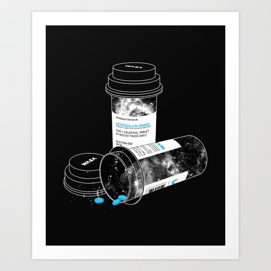 Space RX Art Print