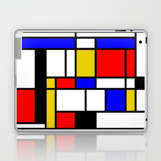 Art work inspired to P. Mondrian (n.1) Laptop & iPad Skin by THE USUAL ...