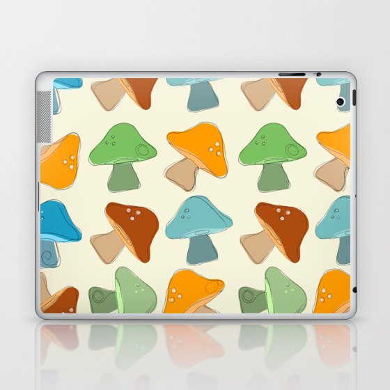 Mushroom Pattern Multicolored |  Laptop & iPad Skin