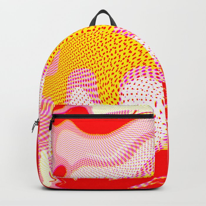 II. Abstract Wavy Colorful Baloons  Backpack