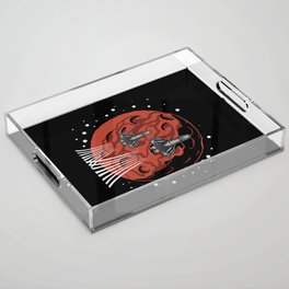 Mars Spaceship Acrylic Tray