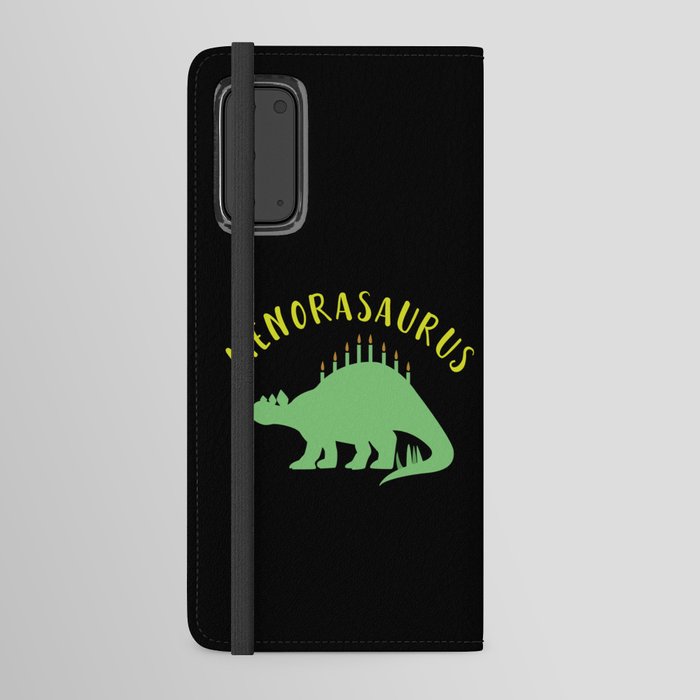 Menosaurus Dinosaur Menorah 2021 Hanukkah Android Wallet Case