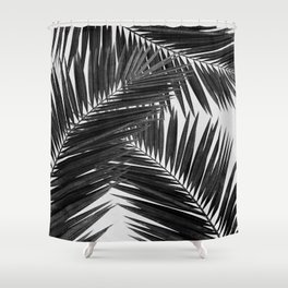 Palm Leaf Black & White III Shower Curtain