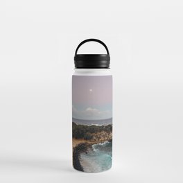 Shipwreck Beach at Sunset (Hawaii) Water Bottle