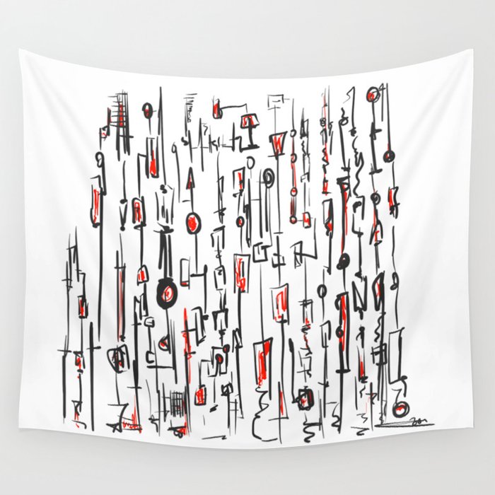 Comfortably Numb No Title Wall Tapestry By Brentamental Society6