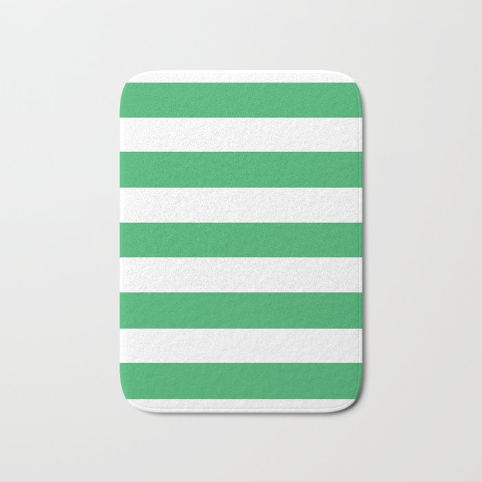 Asda Green (2002) - solid color - white stripes pattern Bath Mat
