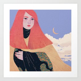 Moon Mother Art Print