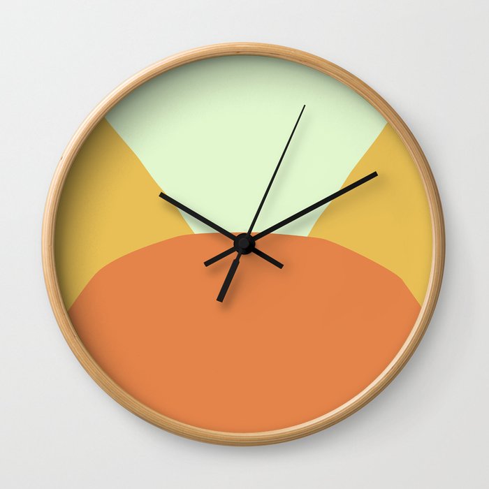 Deyoung Orange Wall Clock