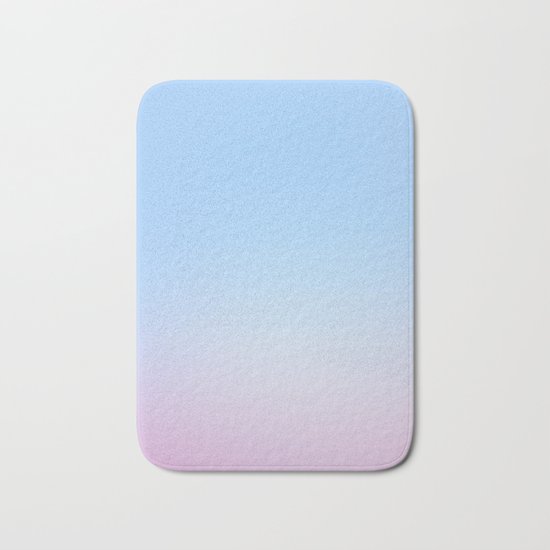 Cotton Blue Gradient Bath Mat