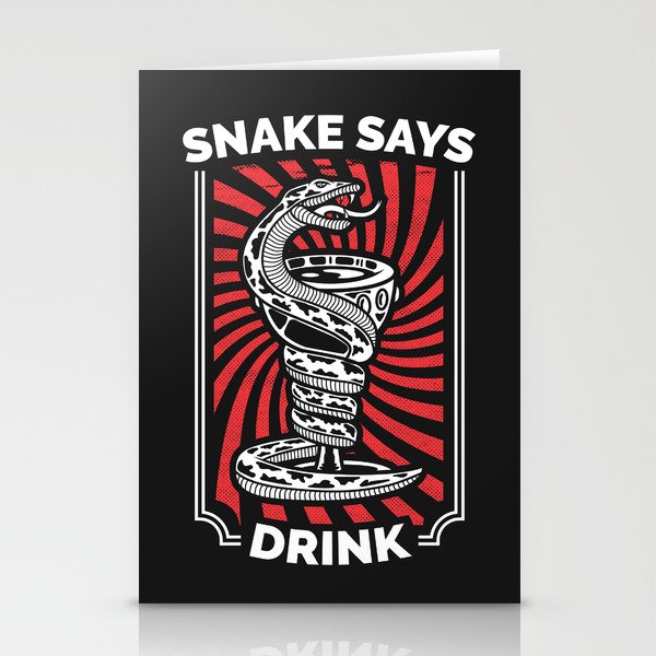 Snake Goblet Stationery Cards