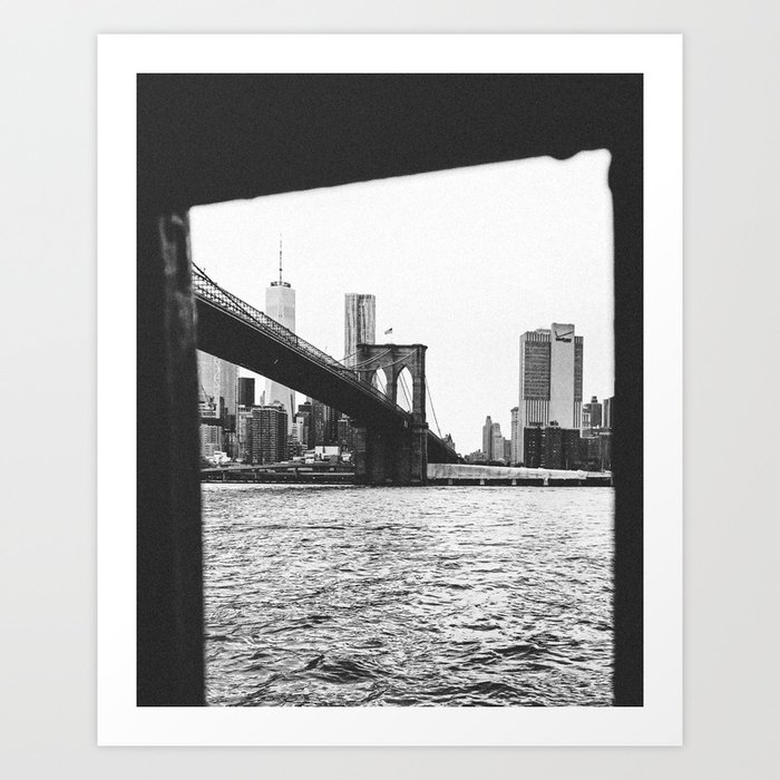 NEW YORK CITY XI / Brooklyn Bridge Art Print
