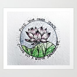 Find your inner peace Art Print