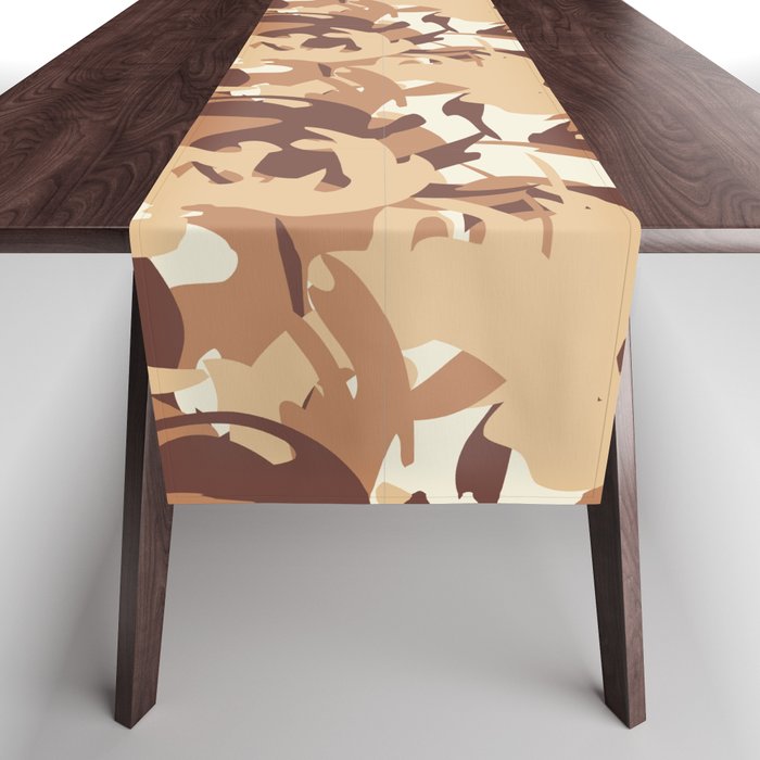 Deployed Army camouflage Pattern  Table Runner