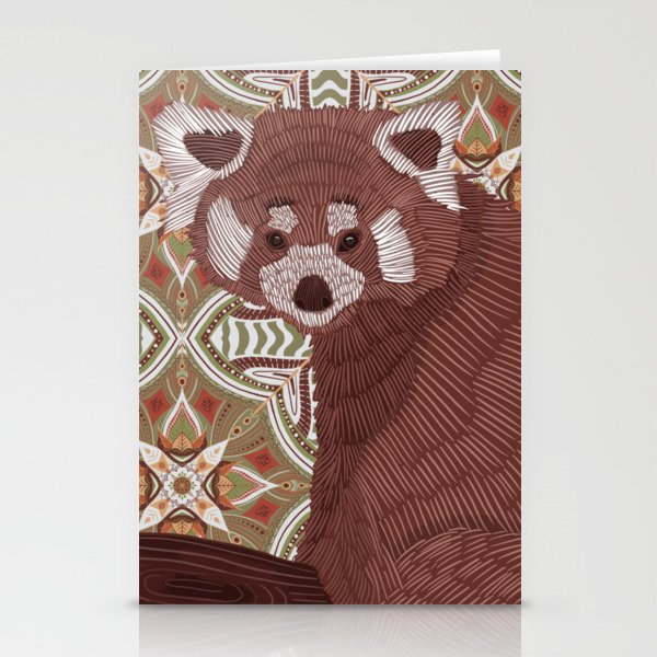 Red panda  Stationery Cards