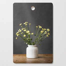 Photo | yellow flowers | modern art | botanical | floral | spring Cutting Board