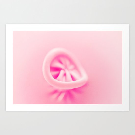 Pastel Pink Balloon Art Print