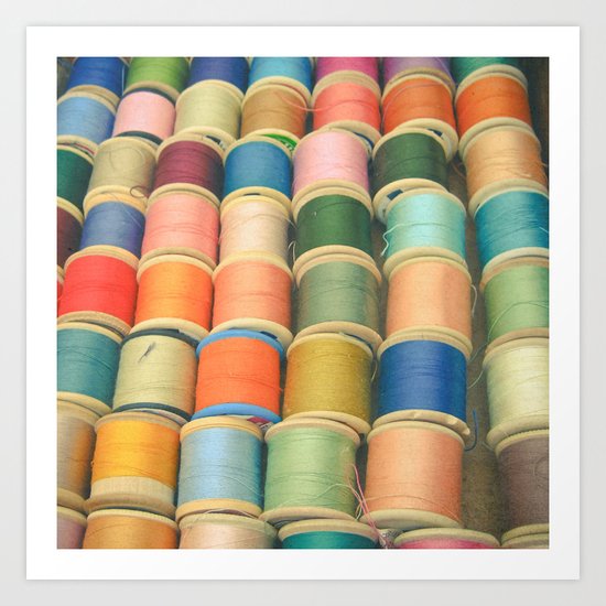 Sew a Rainbow Art Print