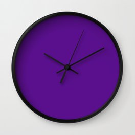 Violet Bud Wall Clock