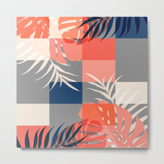 Tropical Puzzle #society6 #decor #buyart Metal Print