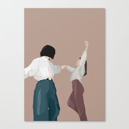 girls dancing  Canvas Print