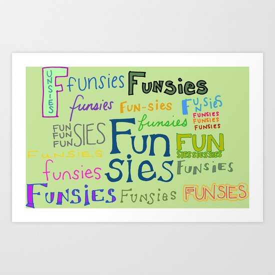Funsies, 2 Art Print