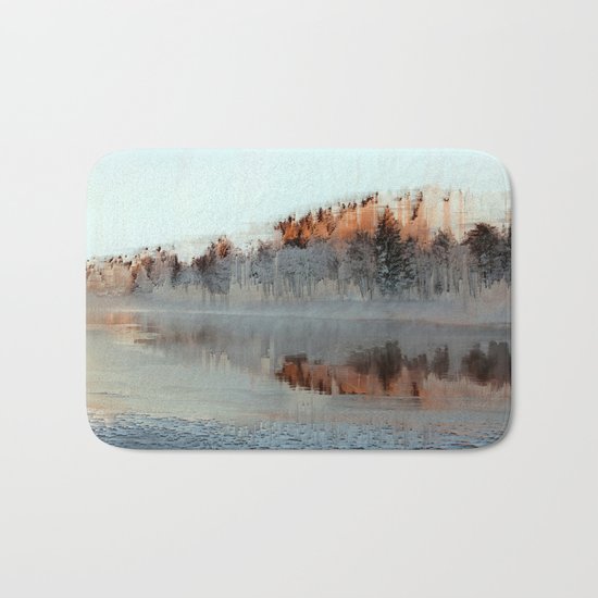 Among Mountains and Lakes Bath Mat