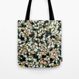 Pink and Green Terrazzo Tote Bag