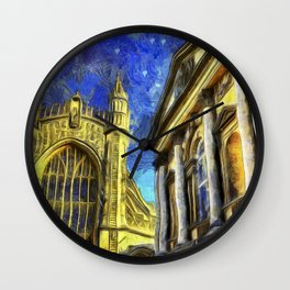 City Of Bath Vincent Van Gogh Wall Clock