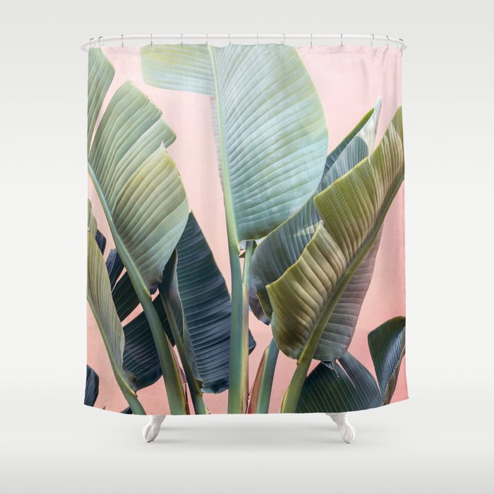 Tropic Pink #3 - Tropical Photograph Shower Curtain