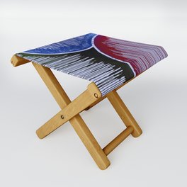 Primary Black Folding Stool