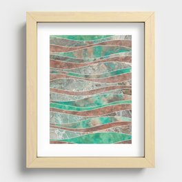 Forest Waves Recessed Framed Print