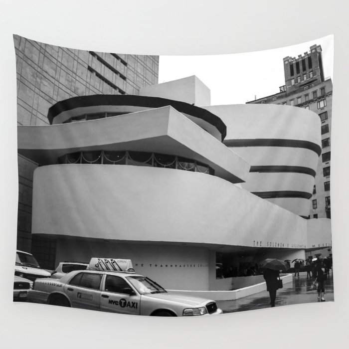 New York Solomon R Guggenheim Museum Frank Lloyd Wright Wall Tapestry By Daybreakelm New York Solomon R Guggenheim Museum Frank Lloyd Wright Wall Tapestry By Daybreakelm