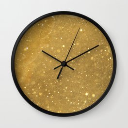 Gold Dust Wall Clock