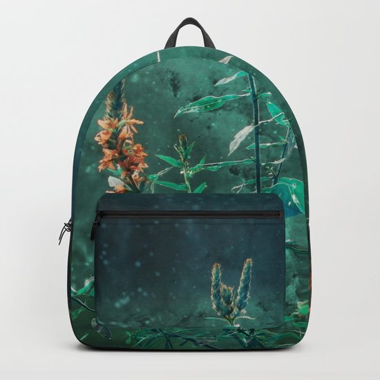 Fairy Flowers in the Jade Moonlight Backpack