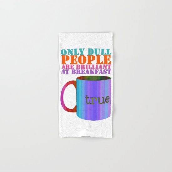 Oscar Wilde #5 Dull People Hand & Bath Towel