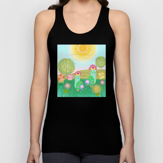 Chelsea Birds Unisex Tank Top