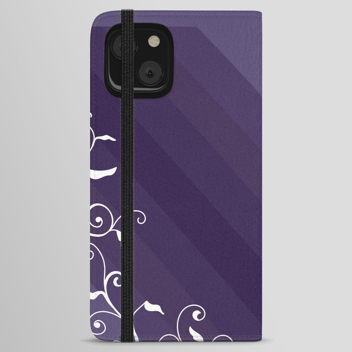 Violet Vines iPhone Wallet Case