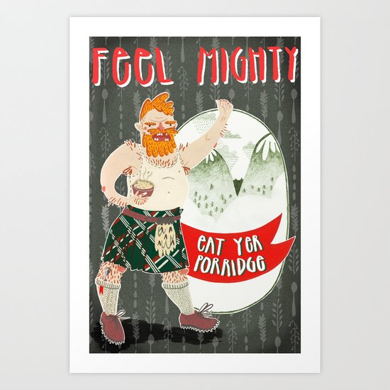 FEEL MIGHTY! Art Print