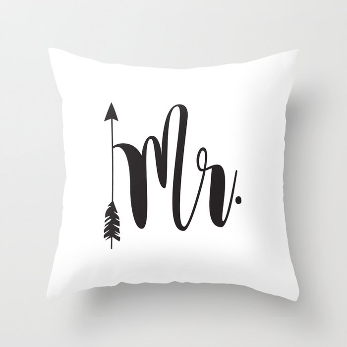 Mr Script Arrow Engaged Married Mr Mrs Throw Pillow By Interesting Mr And Mrs Decorative Pillows Mr Script Arrow Engaged Married Mr Mrs Throw Pillow By Interesting Mr And Mrs Decorative Pillows