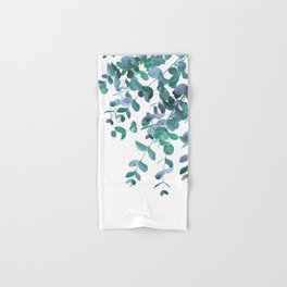 Eucalyptus Teal Blue Green Delight #1 #foliage #decor #art #society6 Hand & Bath Towel