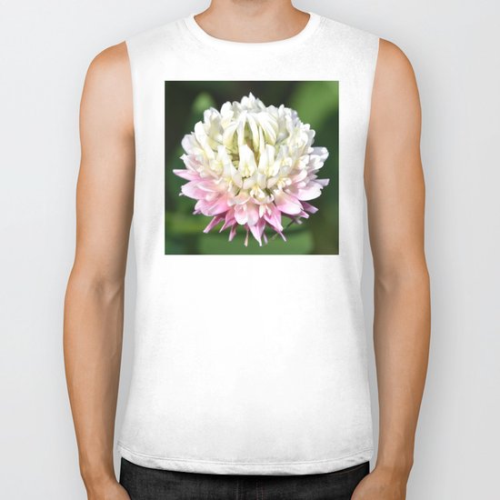 Flower | Flowers | One Clover Flower | Nature Photography | Nadia Bonello Biker Tank