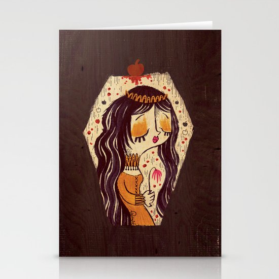 Snow White Stationery Cards