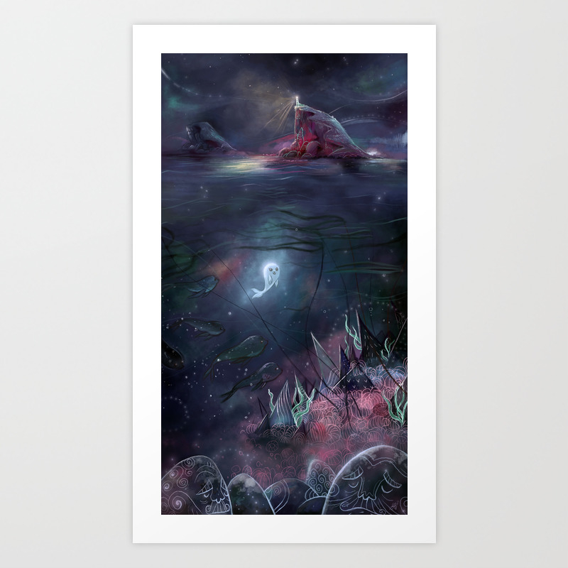 The Song Of The Sea Art Print By Leodwen Society6