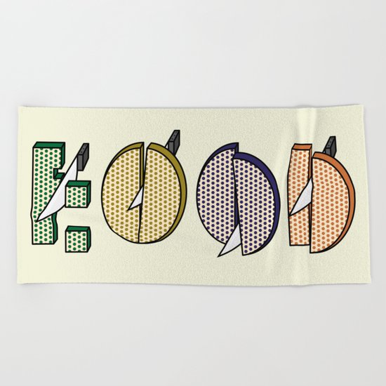 Food Beach Towel