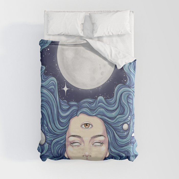 Trippy Chicks Duvet Cover